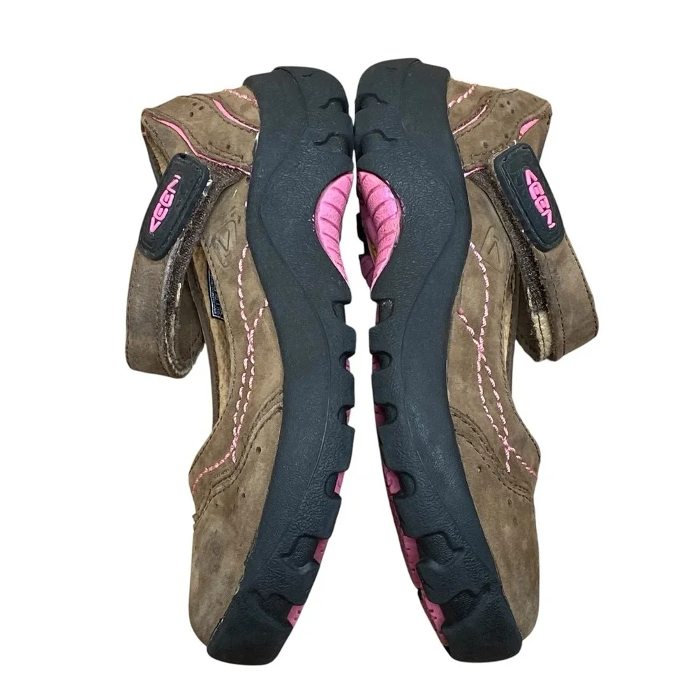 Keen Little Kids' Size 9‎ Mary Jane Shoes Hiking Outdoorwear Trail Brown Leather